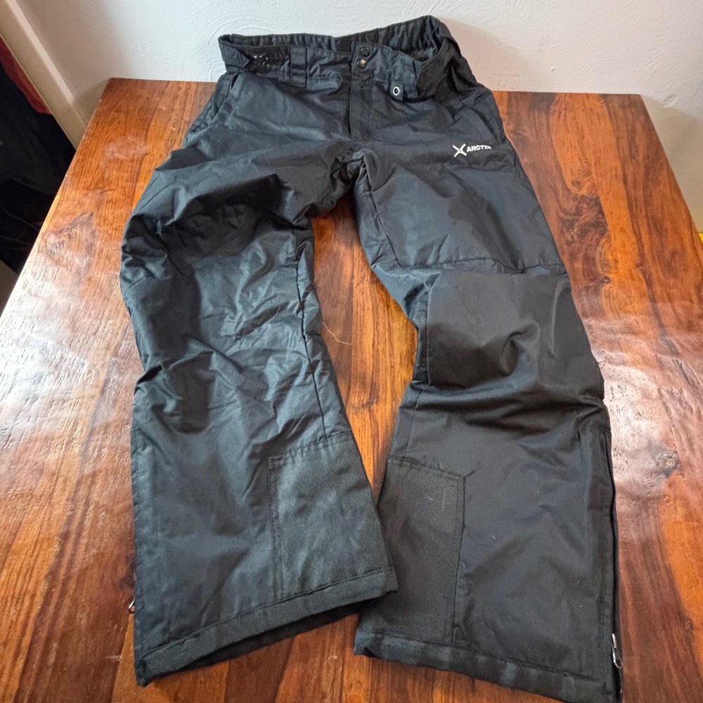 Arctix Mens Black Insulated Snow Pants Ski Snowboard Trousers Size S Small